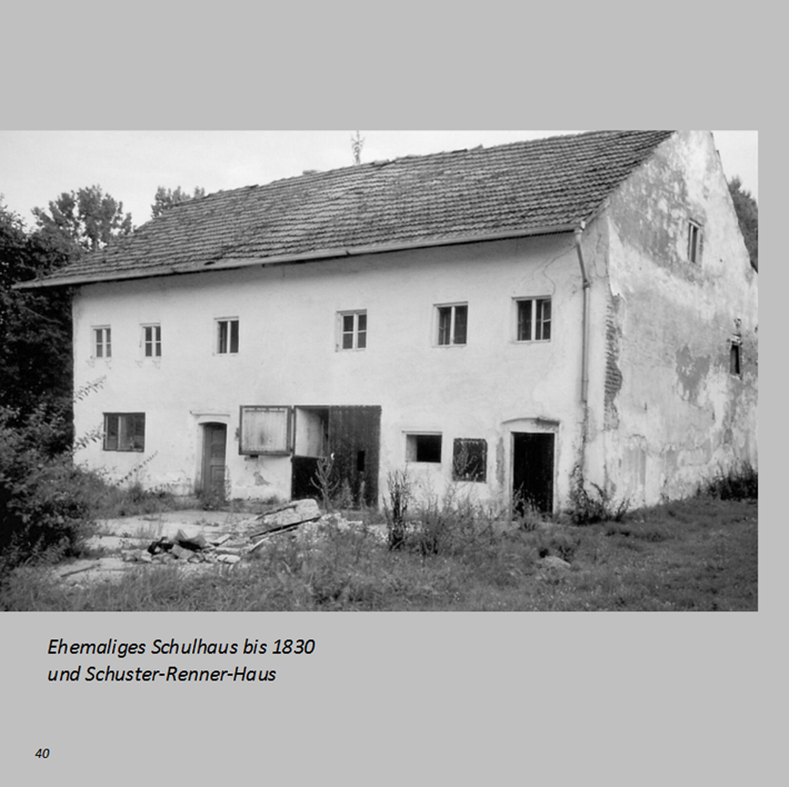 Ehemaliges Schulhaus bis 1830 und Schuster-Renner-Haus in Ottmaring