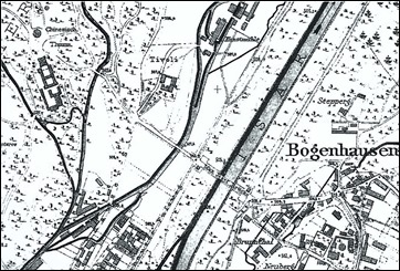 Tivoli auf der Stadtkarte von 1891