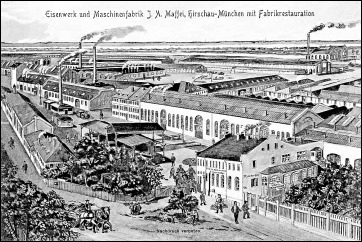 Industrieanlagen, Eisenwerk und Maschinenfabrik Maffei - 1910