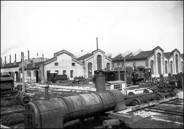 Ansicht der Lokomotivenfabrik Maffei von 1905