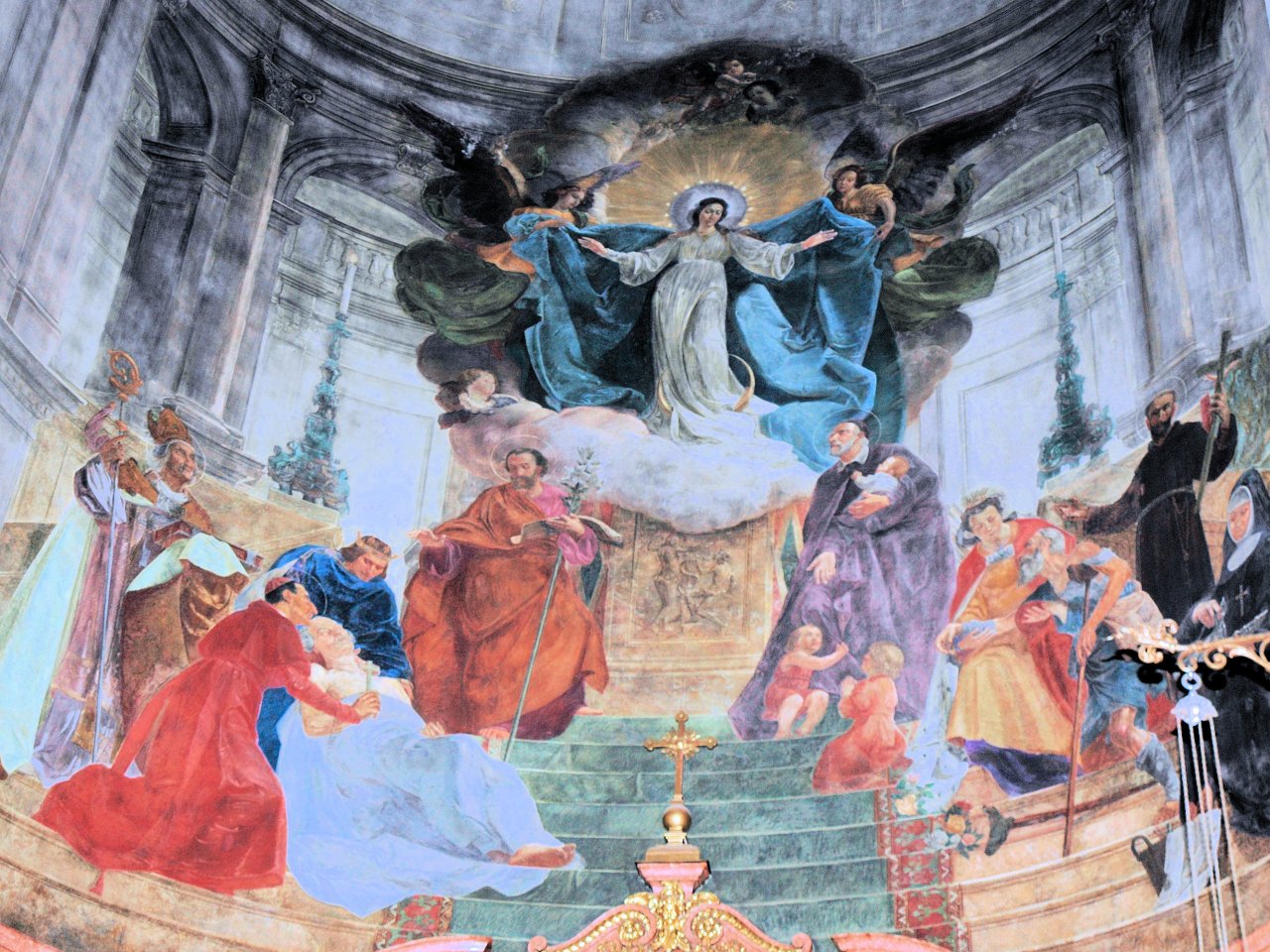 Altarbild in der Kapelle des Vincentinums