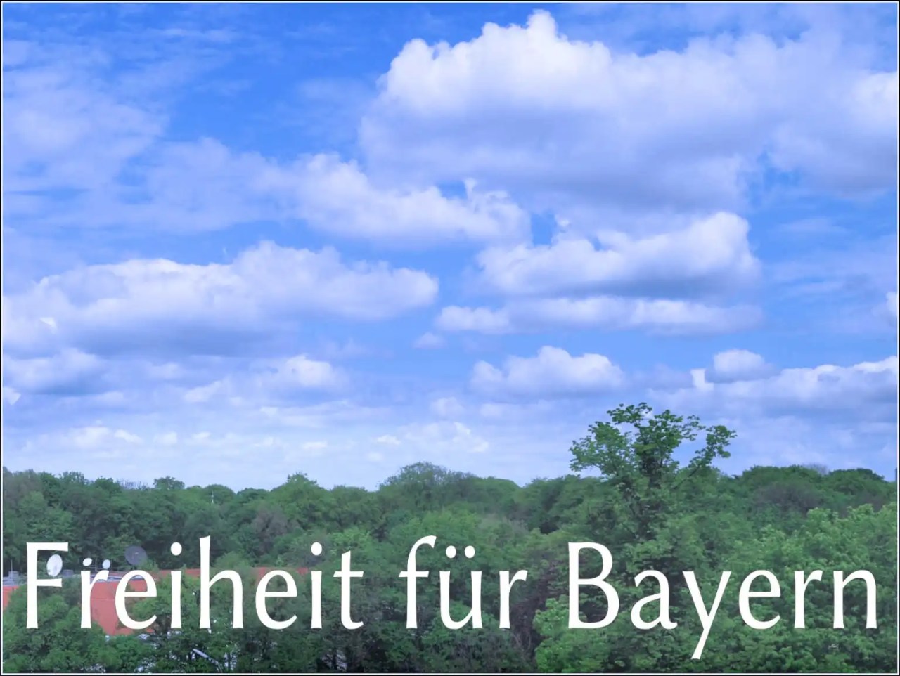 Freiheit für Bayern – politisches Manifest und Volksmusik