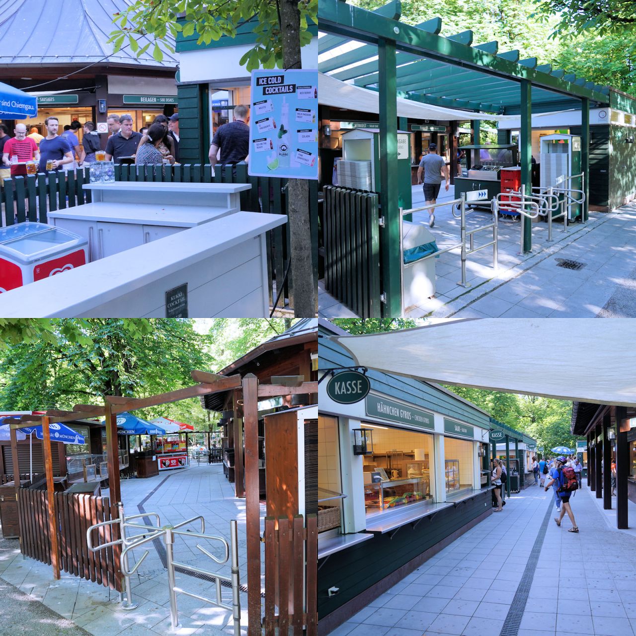 Biergarten am Chinaturm – Supermarkt und Preißngarten